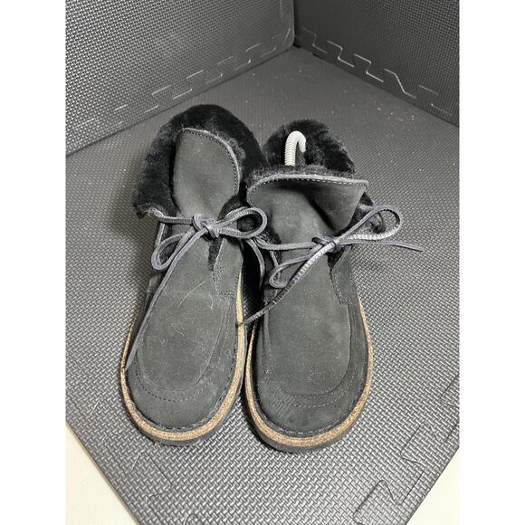Birkenstock Cabin Core Bakki Black Suede Chukka Boot Women’s Size‎ 38 US 7 - Picture 2 of 7